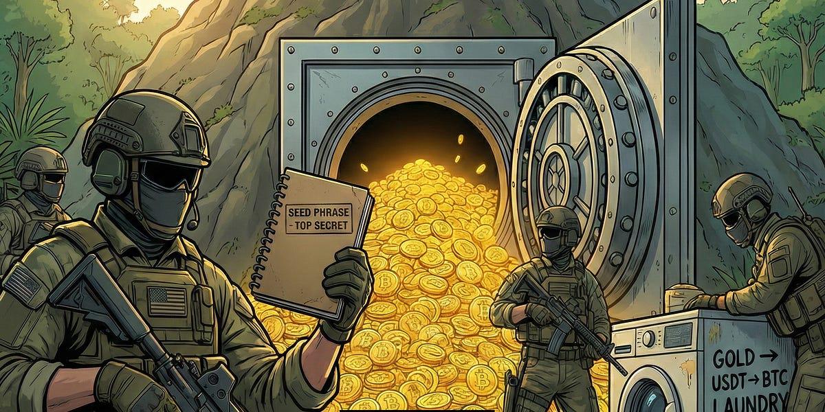 🇻🇪 베네수엘라 암호화폐 비밀 창고: 600억 달러의 씨앗 구문을 찾는 미국의 미션