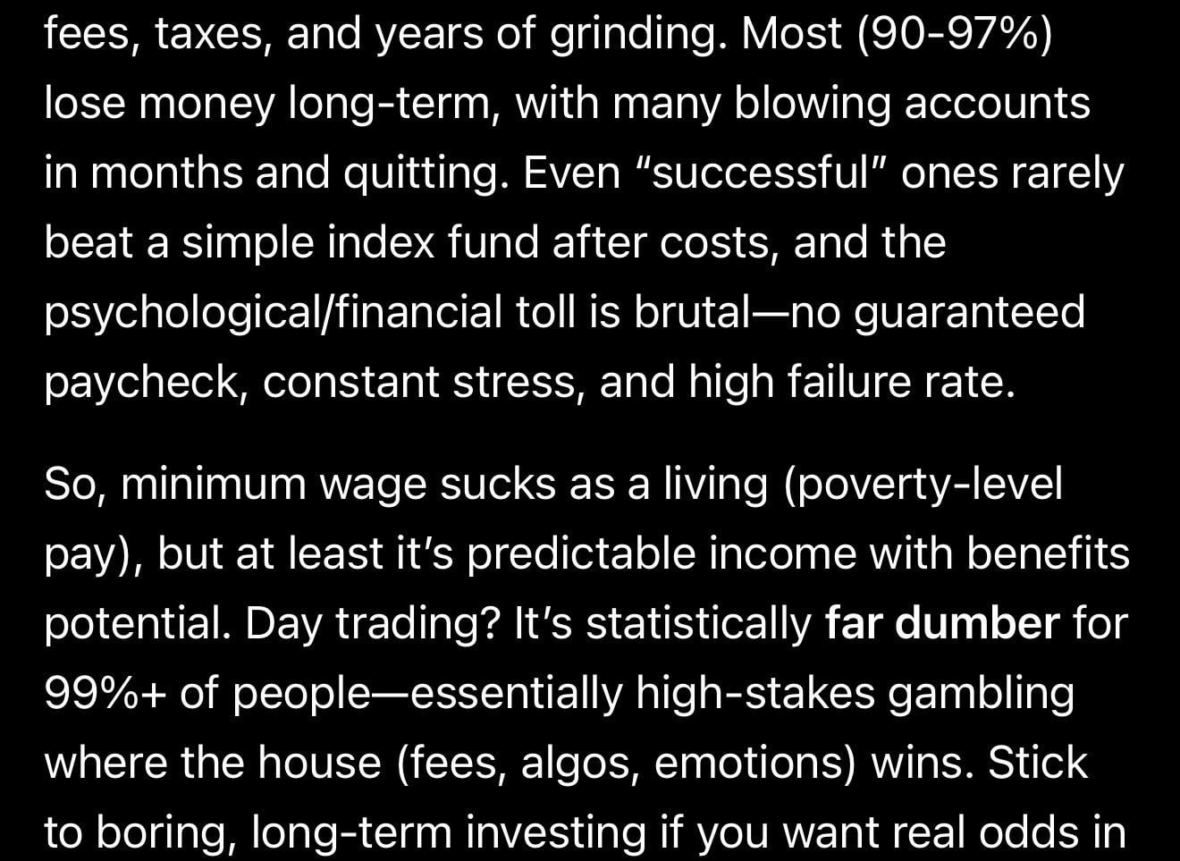 데이 트레이딩은 현실적으로 수익 내기 어려운 게임 🎯