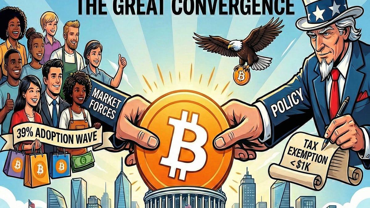 🇺🇸 미국에서 비트코인이 일상 결제 수단으로 자리잡는 중?