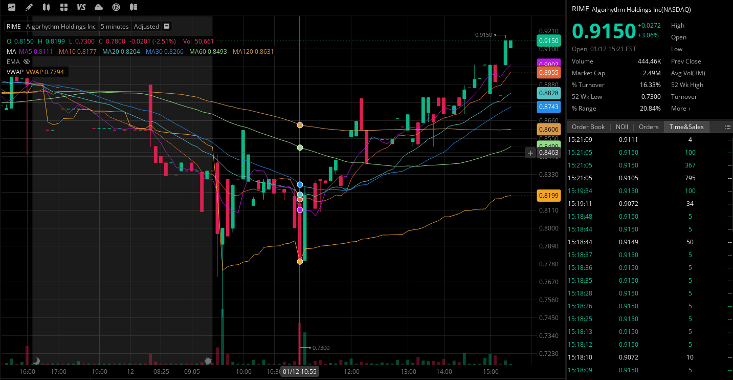 📈 RIME 반등, 단순한 우연은 아니라고 본 이유