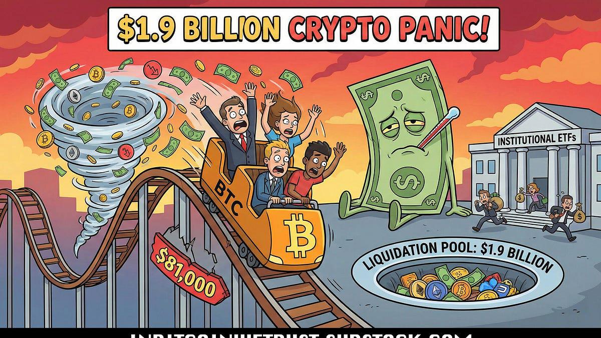 💥 비트코인 8만 달러 초반대로 급락…기관 자금도 탈출 중