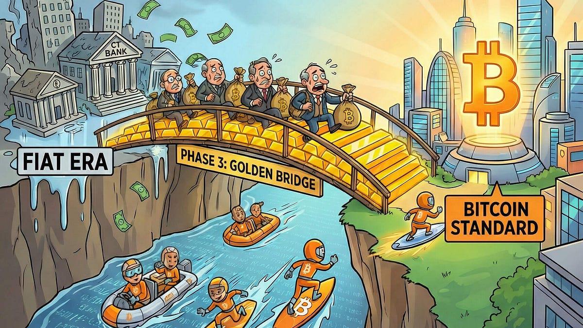 💰 하이퍼비트코인화 3단계 진입? 금은 다리일 뿐, 목적지는 아니다
