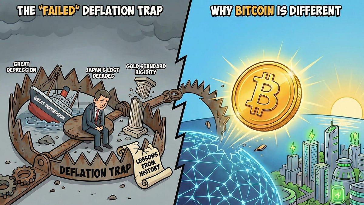 과거 디플레이션 함정과는 다른 비트코인의 길 📉