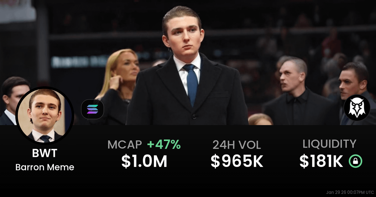 바론 밈코인 등장? 📈