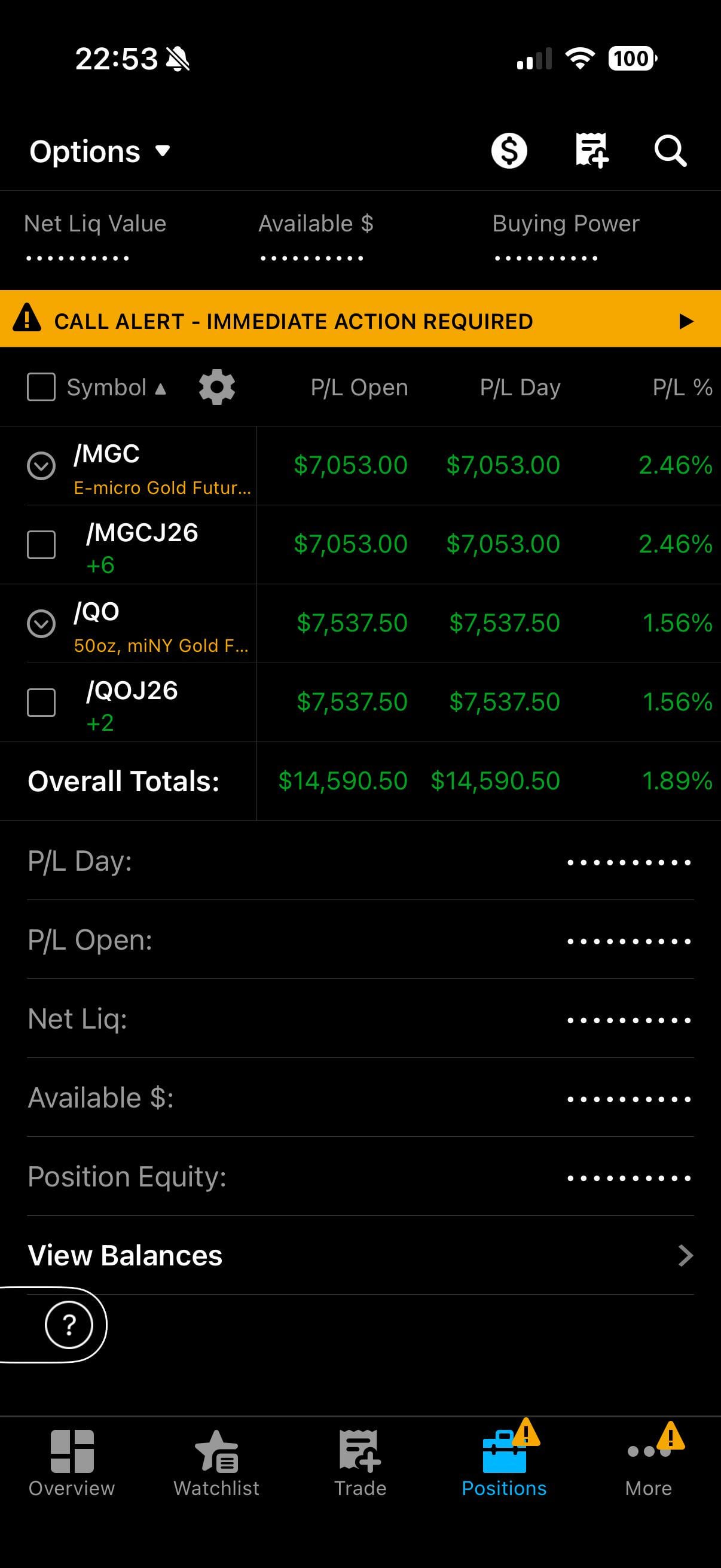 📈 이 선물 포지션, 어떻게 보시나요?
