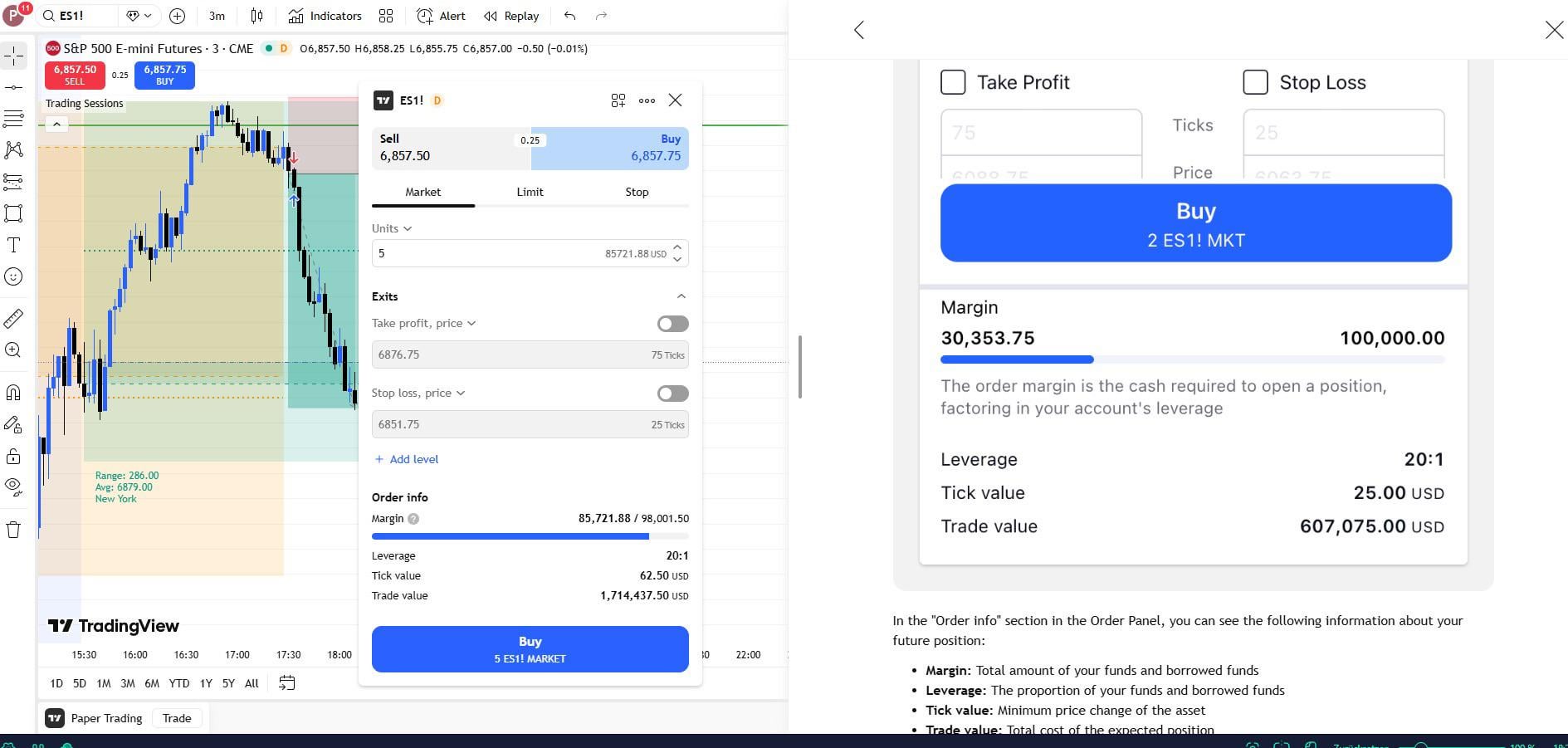 📉 ES 5계약 샀더니 마진이 8만5천불? 헷갈리네요