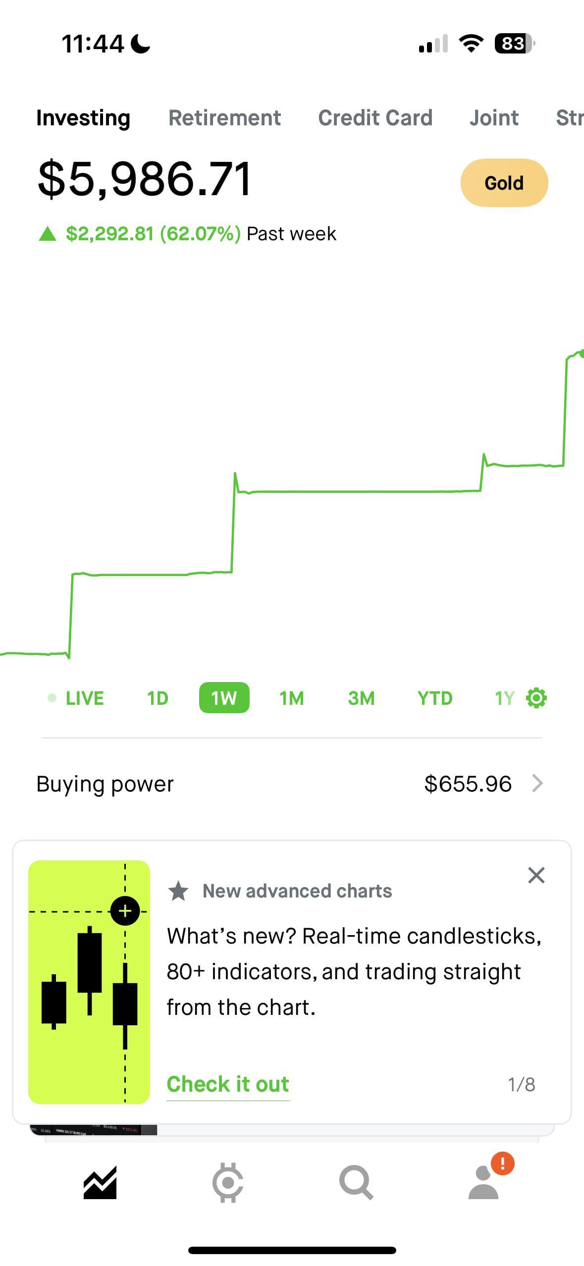 이번 주 시작, 단일 종목만 집중 매매하는 중! 💹
