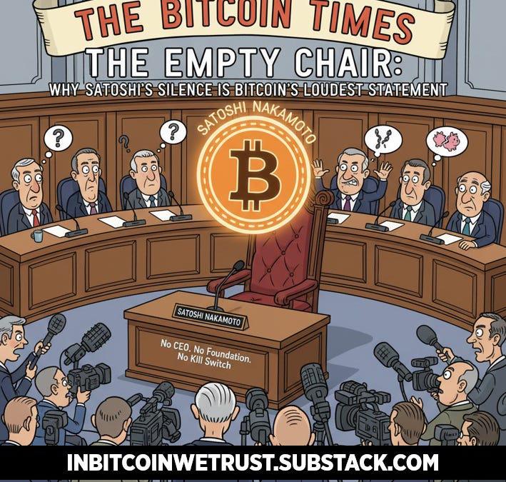 비트코인, CEO도 재단도 없는 침묵의 메시지 🛑