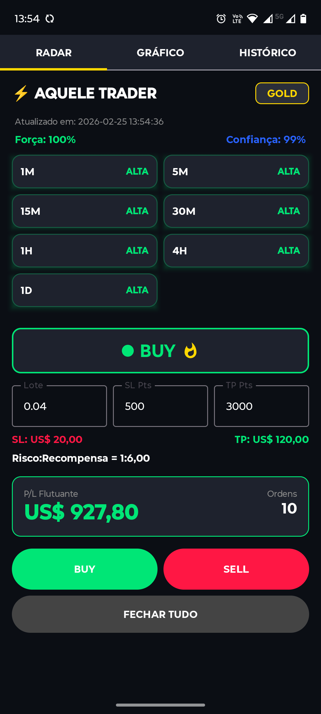 앱이 요동치네요 📈