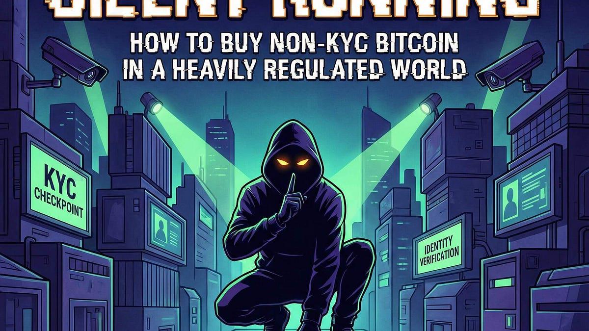 사일런트 러닝: 규제 강한 세상에서 KYC 없는 비트코인 사는 법 🔒