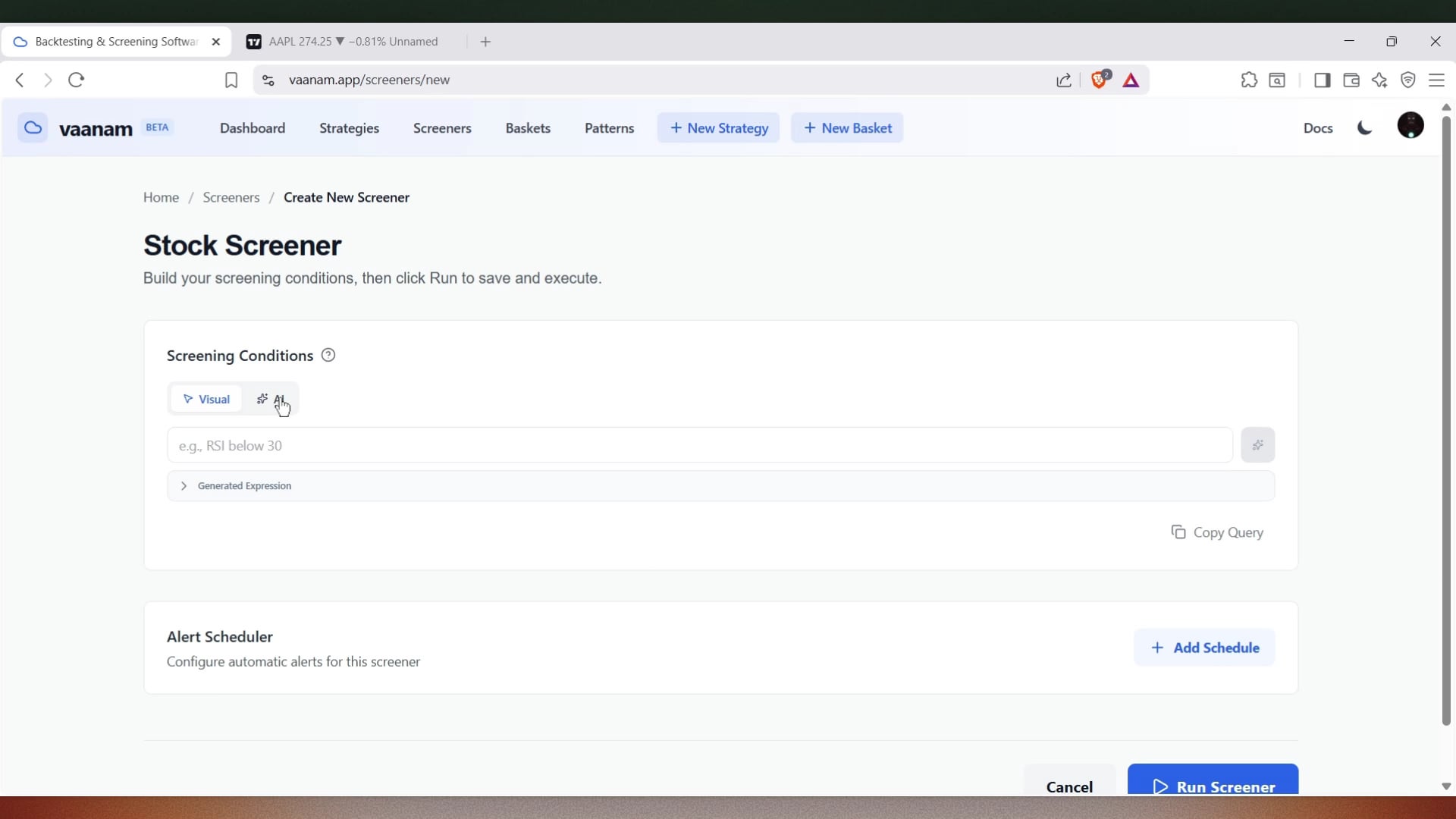 📊 자연어로 조건 입력하는 주식 스크리너 만들어봤습니다