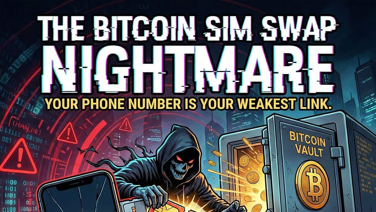 비트코인 SIM 스왑 악몽 — 전화번호가 가장 약한 고리입니다 📱