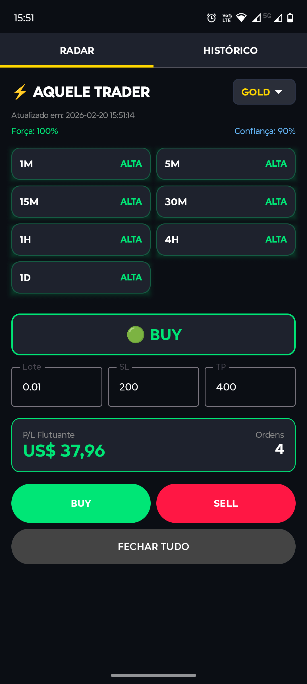 개인 트레이딩 앱 직접 만들었습니다 🙂