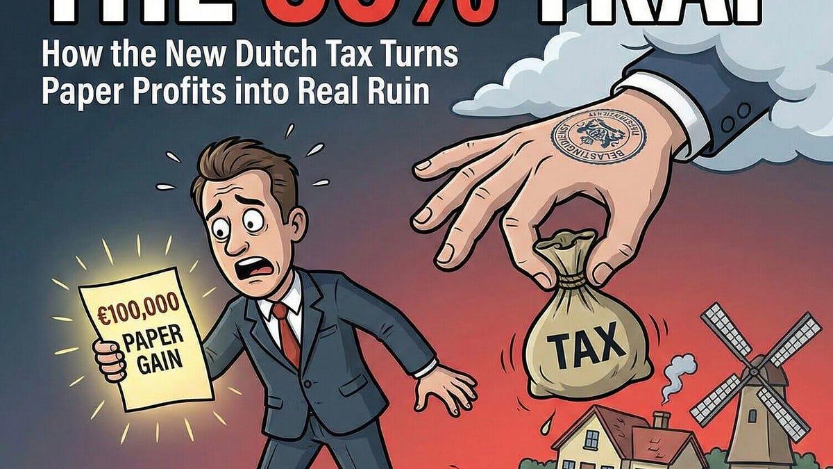 📉 네덜란드, 비트코인 평가차익에 36% 과세... 현실 납부 논란