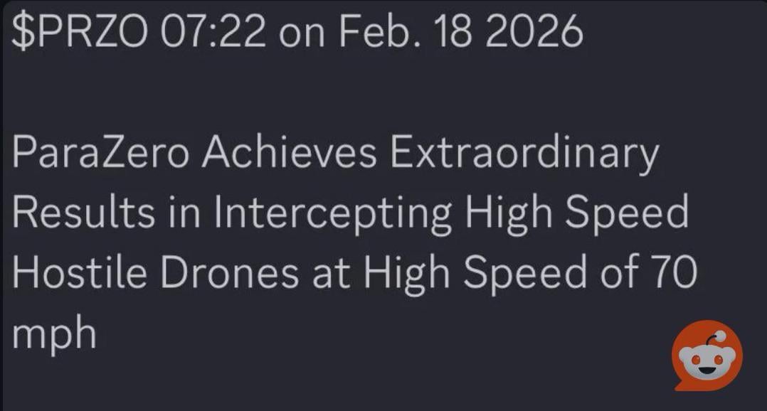 PRZO(ParaZero) 고속 드론 요격 성공 소식 🚀