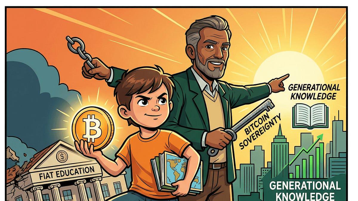 주권 있는 다음 세대: 비트코인 재산은 지식 없으면 무의미하다 💡