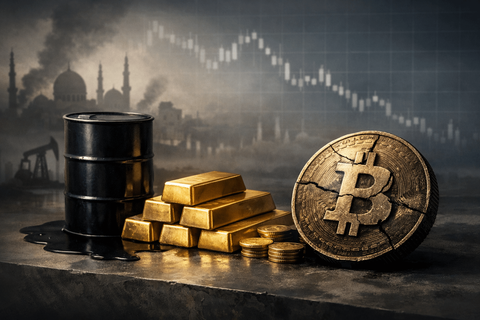 디지털 금과 실물 금, 위기 앞에서 모두 무너졌다 — 예언은 거짓이었다 🪙