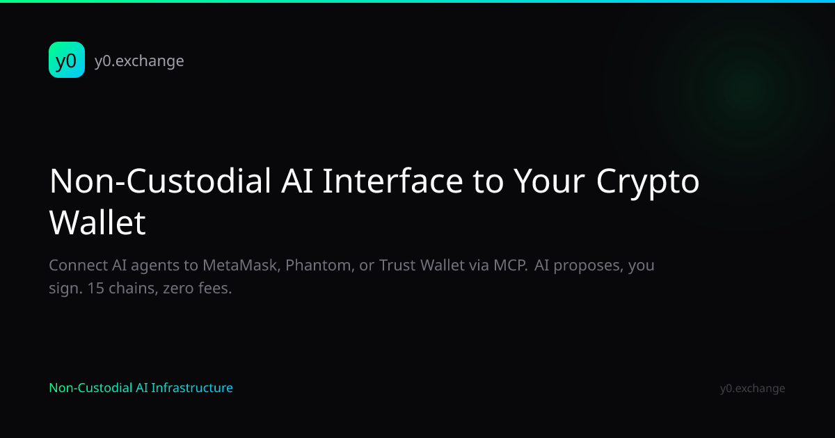 AI로 지갑 연결해 채팅으로 스왑·브리지 가능한 툴을 만들었어요 🚀