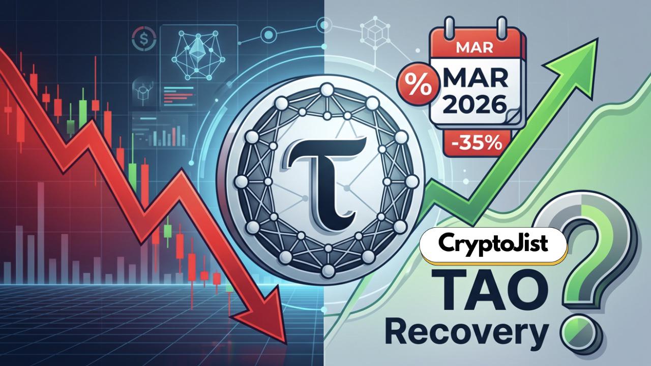 TAO가 3월 고점 대비 약 35% 하락 📉 - 반등 기회일까, 구조적 붕괴일까?