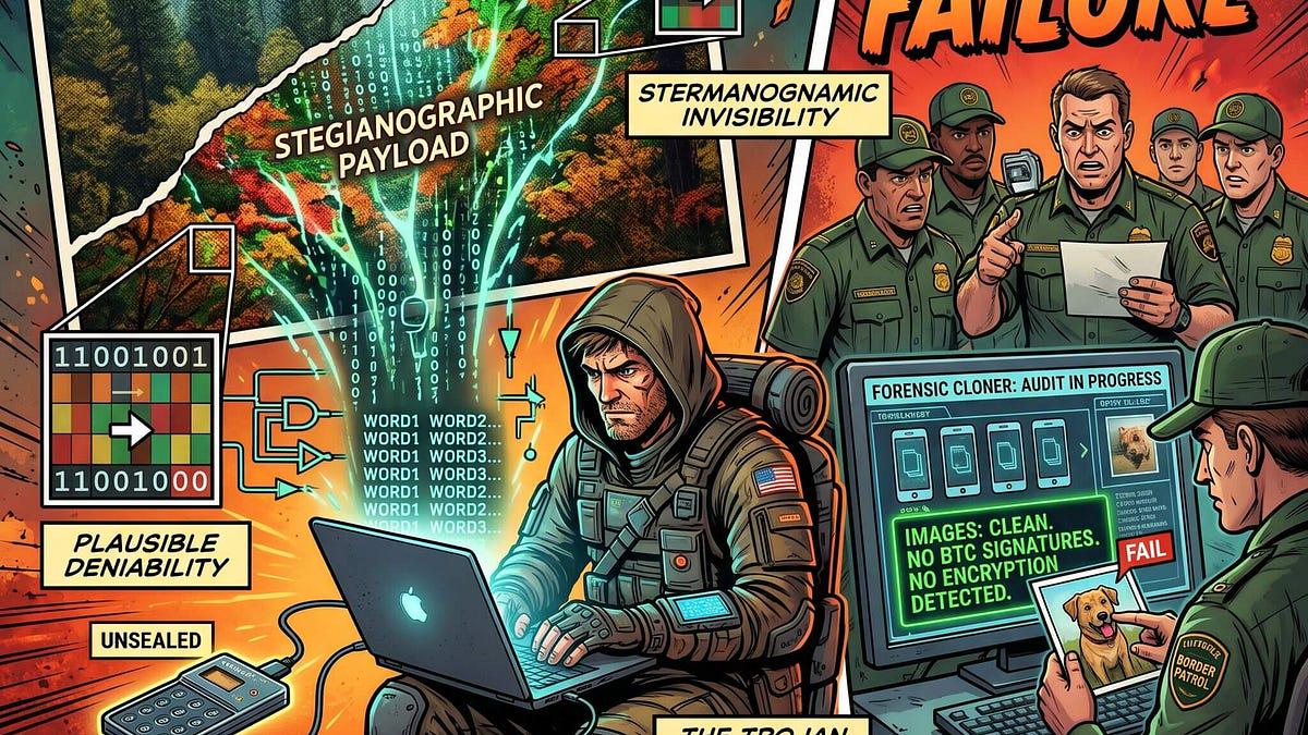 디지털 스테가노그래피: 가족사진 안에 비트코인 시드 문구 숨기기 🖼️