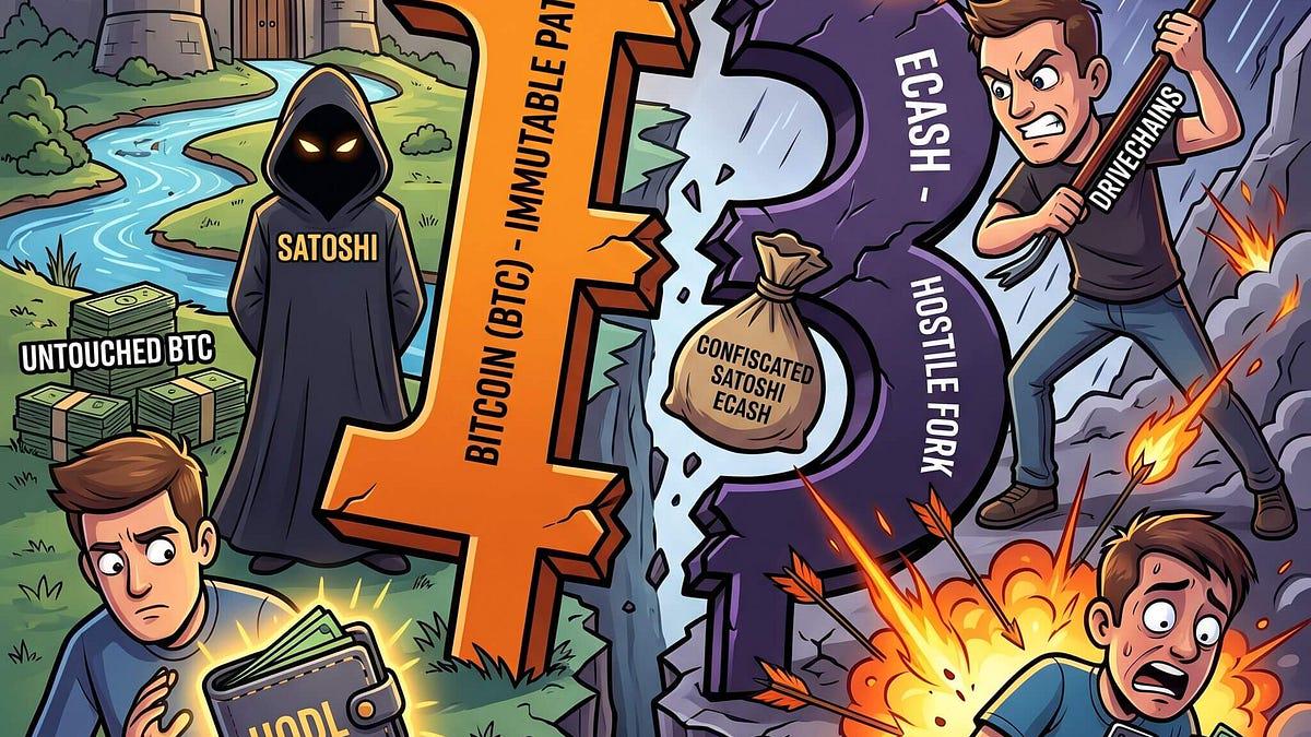 비트코인 경고🚨: 2026년 8월 ‘이캐시’ 하드포크, 리플레이 공격과 드라이브체인 문제 어떻게 대비할까?