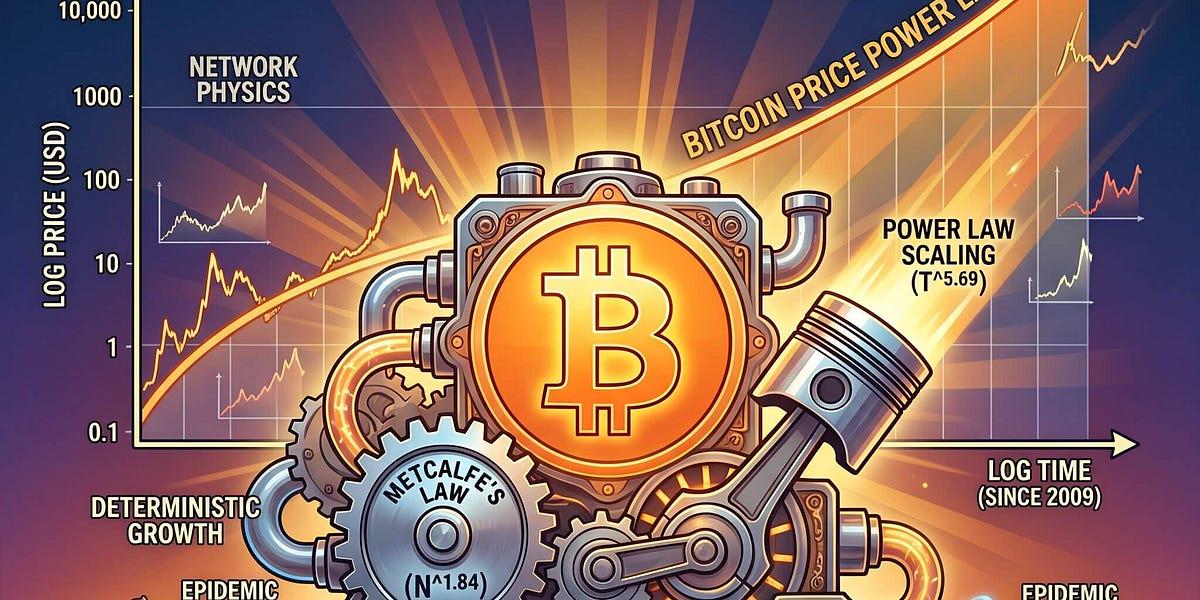 비트코인 가격을 결정하는 파워 법칙 해석 🔍