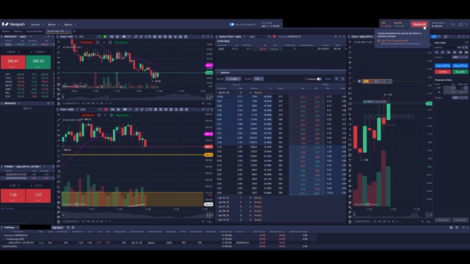 며칠 전 제가 한 QQQ 옵션 스캘핑 공유합니다 🔥