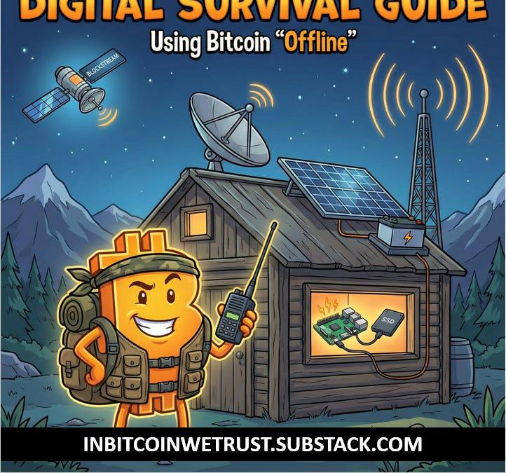 디지털 생존 가이드: 비트코인을 오프라인으로 안전하게 사용하는 법 🛡️