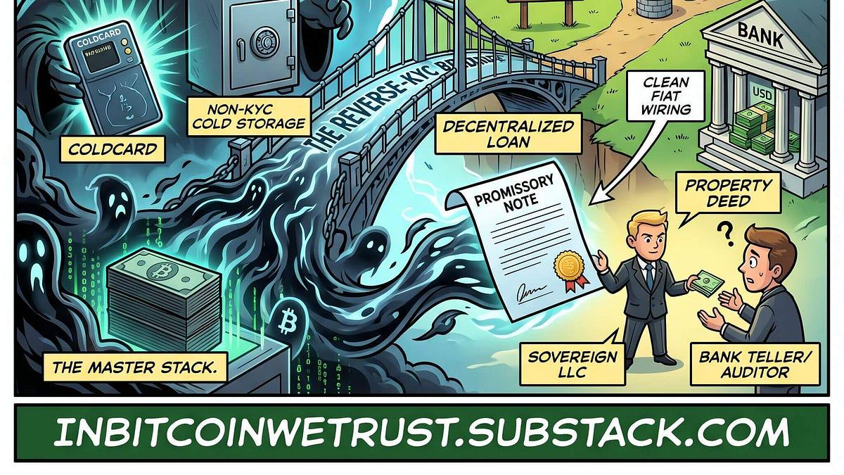 역방향 KYC 다리: '고스트 비트코인'으로 실물 부동산 구매하는 방법 🏠