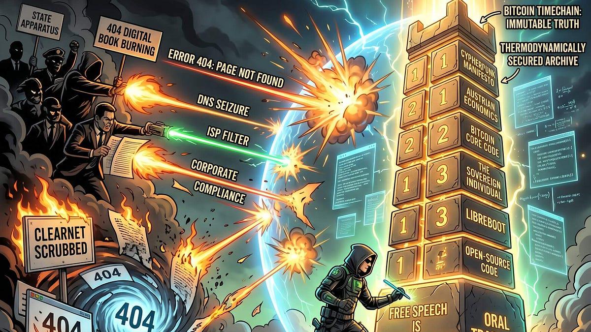 사토시의 도서관: 비트코인에 각인된 표현의 자유 무기화 📚