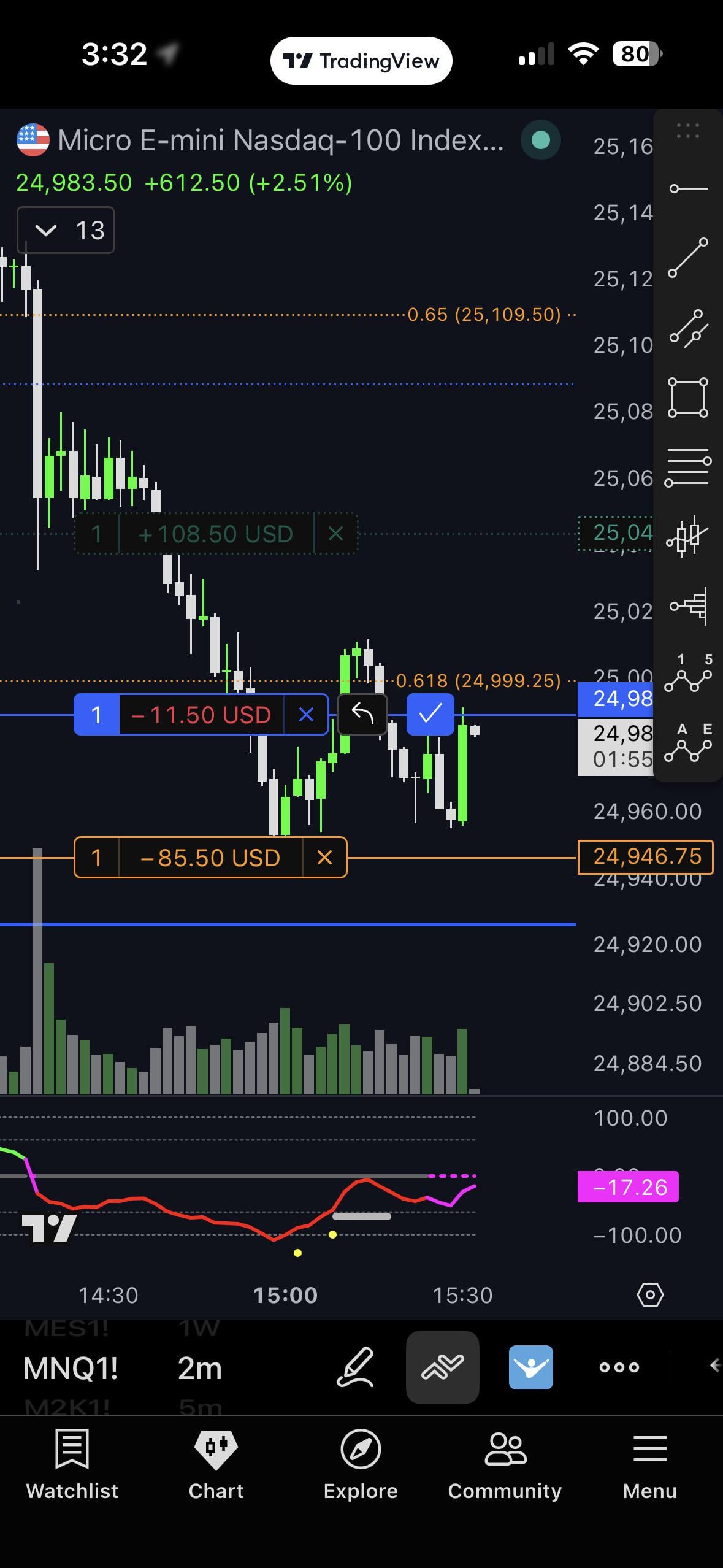 SL과 TP를 동시에 설정할 수 없습니다 ❗