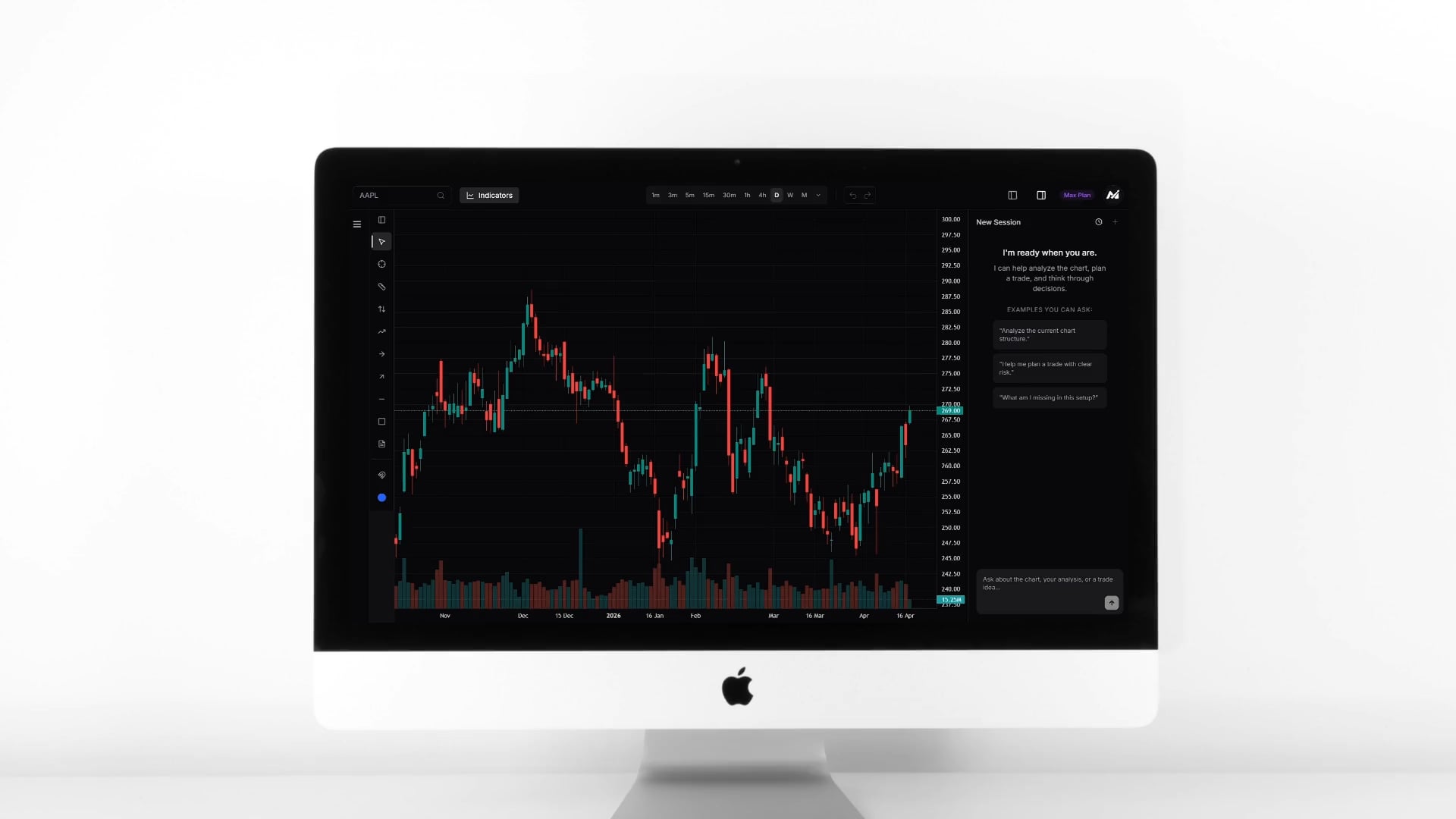 AI가 도와주는 새로운 데이트레이딩 차트 작업 공간 🖥️